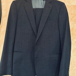 Brooks Brothers Italian Wool Suit – Regent Fit, Dark Grey Check, 41R/W35